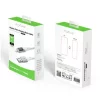Cablu Incarcare si Date USB-A to Lightning (iPhone) Impletit cu afisaj LED 1M Alb