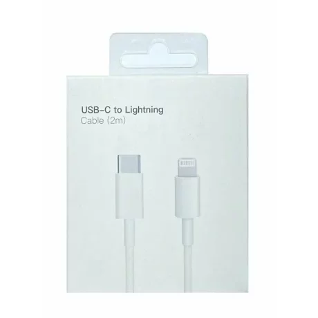 Cablu Incarcare si Date  Type-C To Lightning (iPhone)  2M Alb