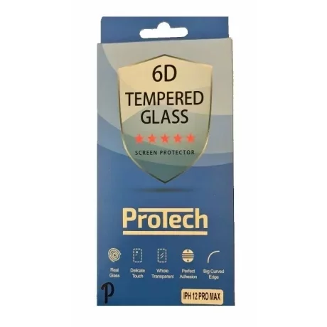 Folie de sticlă 6D Protech pentru iPhone 12 Pro Max, Privacy