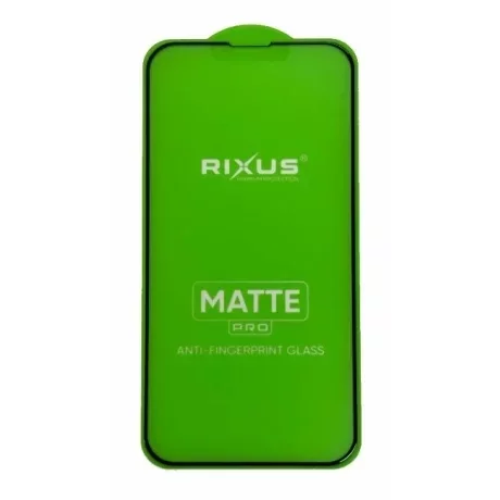 Folie de sticlă pentru iPhone 13/13 Pro/14, Rixus 9H, Mată