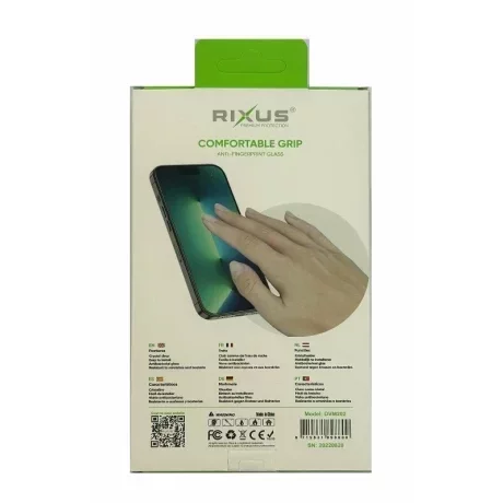 Folie de sticlă pentru iPhone 13/13 Pro/14, Rixus 9H, Mată