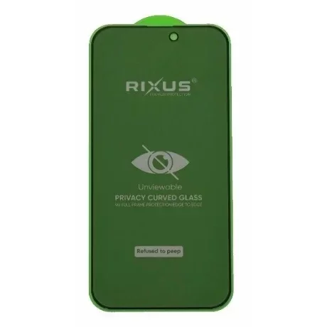 Folie de sticlă pentru iPhone 14 Pro Max, Rixus 9H, Privacy