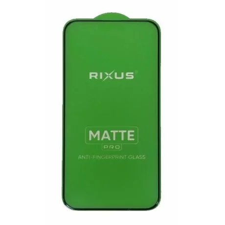 Folie de sticlă pentru iPhone 15 Plus, Rixus 9H, Mată