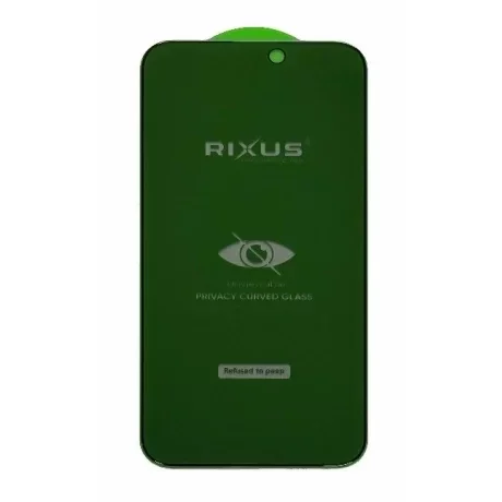 Folie de sticlă pentru iPhone 15 Pro Max, Rixus 9H, Privacy