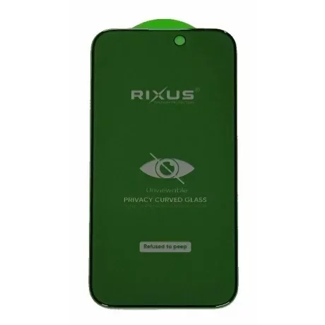 Folie de sticlă pentru iPhone 15 , Rixus 9H, Privacy