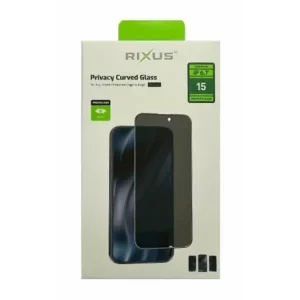 Folie de sticlă pentru iPhone 15 , Rixus 9H, Privacy