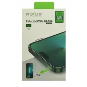 Folie de sticlă pentru iPhone X/XS/11 Pro, Rixus 9H, Transparentă
