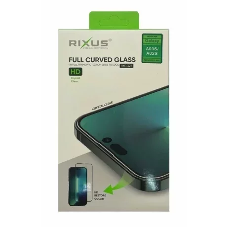 Folie de sticlă pentru Samsung A02 / A02s / A03 / A03s , Rixus 9H, Transparentă
