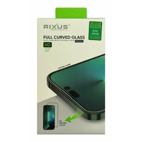 Folie de sticlă pentru Samsung Galaxy A04s, Rixus 9H, Transparentă