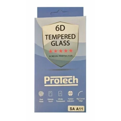 Folie de sticlă 6D Protech pentru Samsung Galaxy A11, Transparentă