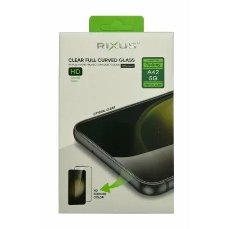 Folie de sticlă pentru Samsung Galaxy A42 , Rixus 9H, Transparentă