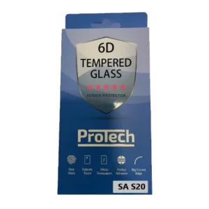 Folie de sticlă 6D Protech pentru Samsung Galaxy S20, Transparentă