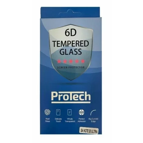Folie de sticlă 6D Protech pentru Samsung Galaxy Note 20 Ultra, Transparentă
