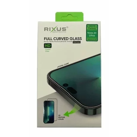Folie de sticlă pentru Samsung Galaxy Note 20 Ultra, Rixus 9H, Transparentă
