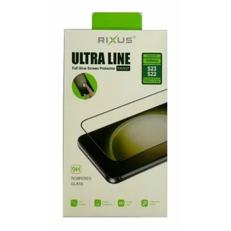 Folie de sticlă pentru Samsung Galaxy S22/S23, Rixus 9H, Transparentă