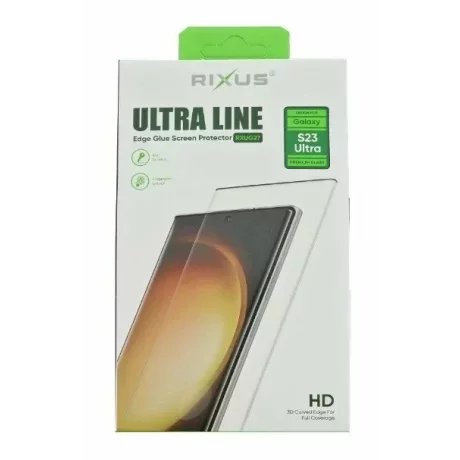 Folie de sticlă pentru Samsung Galaxy S23 Ultra 5G, Rixus 9H, Transparentă