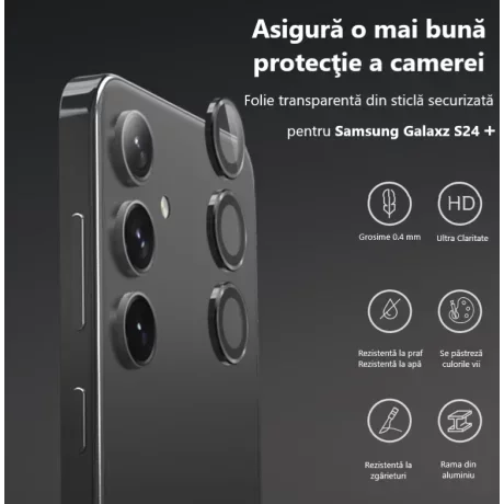 Folie de sticlă pentru camera Samsung Galaxy S24 Plus
