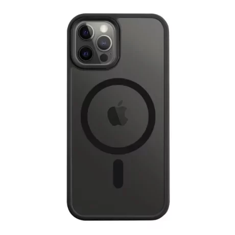 Husă Tactical MagForce (MagSafe) Hyperstealth pentru iPhone 12 / 12 Pro - Negru (Asphalt)