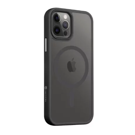 Husă Tactical MagForce (MagSafe) Hyperstealth pentru iPhone 12 / 12 Pro - Negru (Asphalt)