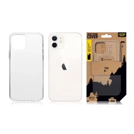 Husă Tactical TPU Transparent pentru iPhone 12/12 Pro