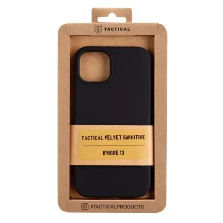 Husă Tactical Velvet Smoothie pentru iPhone 13 - Negru (Asphalt)