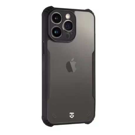 Husă Tactical Quantum Stealth pentru iPhone 14 Pro Max - Transparent/Negru