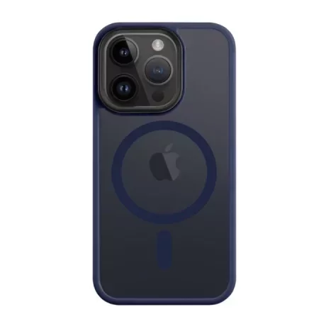 Husă Tactical MagForce (MagSafe) Hyperstealth pentru iPhone 14 Pro - Albastru (Deep Blue)