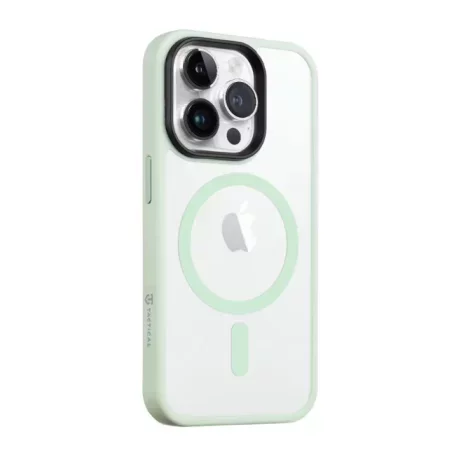 Husă Tactical MagForce (MagSafe) Hyperstealth pentru iPhone 14 Pro - Verde (Beach Green)
