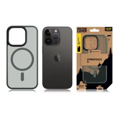Husă Tactical MagForce (MagSafe) Hyperstealth pentru iPhone 14 Pro - Verde Închis (Forest Green)