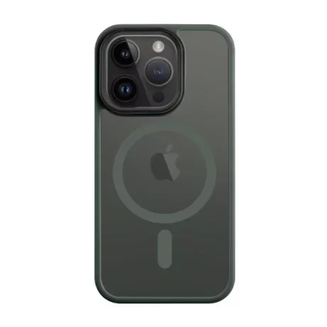Husă Tactical MagForce (MagSafe) Hyperstealth pentru iPhone 14 Pro - Verde Închis (Forest Green)