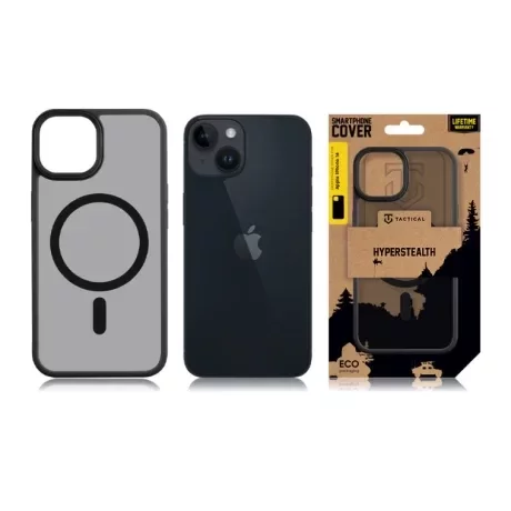 Husă Tactical MagForce (MagSafe) Hyperstealth pentru iPhone 14 - Negru (Asphalt)