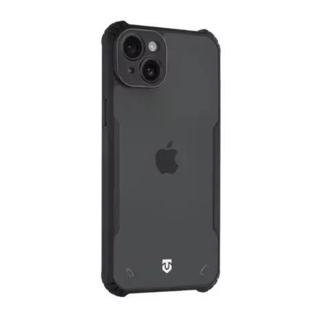 Husă Tactical Quantum Stealth pentru iPhone 15 Plus - Transparent/Negru (Clear/Black)