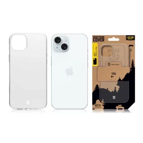 Husă Tactical TPU Transparent pentru iPhone 15 Plus