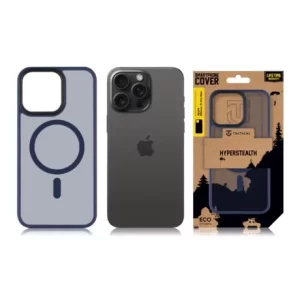 Husă Tactical MagForce (MagSafe) Hyperstealth pentru iPhone 15 Pro Max - Albastru (Deep Blue)