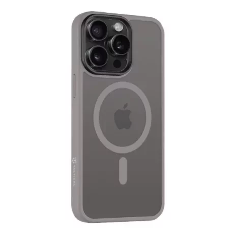 Husă Tactical MagForce (MagSafe) Hyperstealth pentru iPhone 15 Pro Max - Gri (Light Grey)