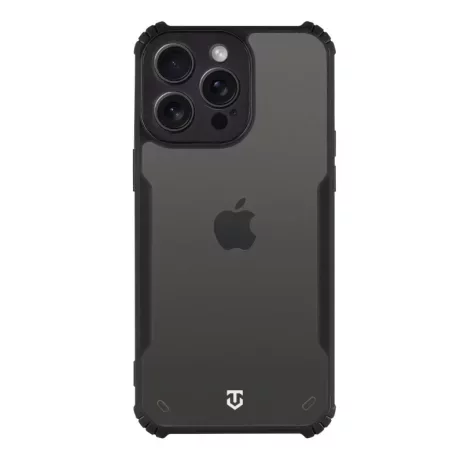 Husă Tactical Quantum Stealth pentru iPhone 15 Pro Max - Transparent/Negru
