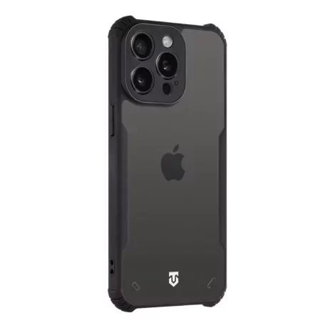 Husă Tactical Quantum Stealth pentru iPhone 15 Pro Max - Transparent/Negru