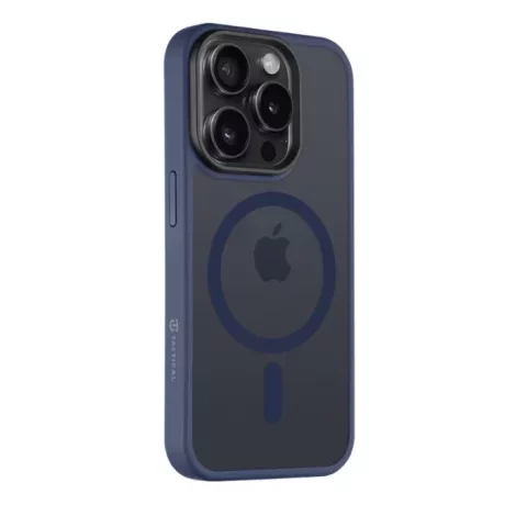 Husă Tactical MagForce (MagSafe) Hyperstealth pentru iPhone 15 Pro - Albastru (Deep Blue)