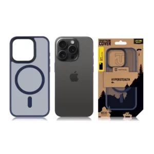 Husă Tactical MagForce (MagSafe) Hyperstealth pentru iPhone 15 Pro - Albastru (Deep Blue)