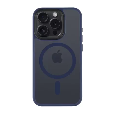 Husă Tactical MagForce (MagSafe) Hyperstealth pentru iPhone 15 Pro - Albastru (Deep Blue)