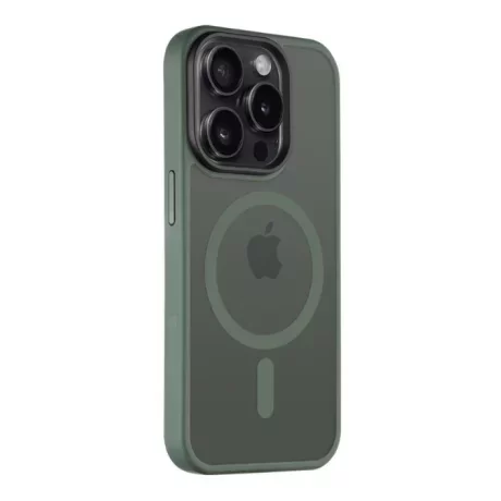 Husă Tactical MagForce (MagSafe) Hyperstealth pentru iPhone 15 Pro - Verde Închis (Forest Green)