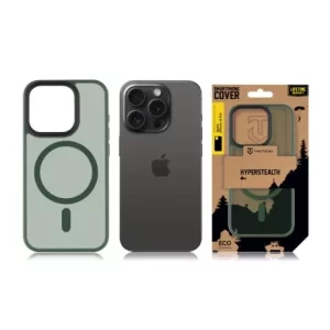 Husă Tactical MagForce (MagSafe) Hyperstealth pentru iPhone 15 Pro - Verde Închis (Forest Green)