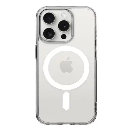Husă Tactical MagForce (MagSafe) pentru iPhone 15 Pro - Transparent (Clear)