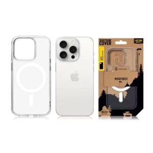 Husă Tactical MagForce (MagSafe) pentru iPhone 15 Pro - Transparent (Clear)