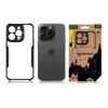 Husă Tactical Quantum Stealth pentru iPhone 15 Pro - Transparent/Negru