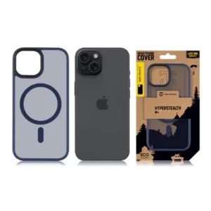 Husă Tactical MagForce (MagSafe) Hyperstealth pentru iPhone 15 - Albastru (Deep Blue)