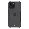 Husă Tactical Quantum Stealth pentru iPhone 15 - Transparent/Negru (Clear/Black)
