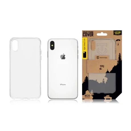 Husă Tactical TPU Transparent pentru iPhone X/XS