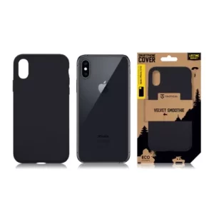 Husă Tactical Velvet Smoothie pentru iPhone X/Xs - Negru (Asphalt)