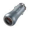 Incarcator Auto Rapid Rixus 38W 1 x USB-A si 1 x USB-C  Gri